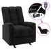 Fauteuil inclinable électrique Noir Tissu 14 - Photo n°1