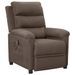 Fauteuil inclinable électrique Taupe Tissu 5 - Photo n°1