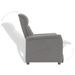 Fauteuil inclinable Gris clair Similicuir daim 2 - Photo n°6