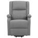 Fauteuil inclinable Gris clair Tissu 25 - Photo n°4