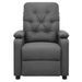 Fauteuil inclinable Gris clair Tissu 7 - Photo n°3