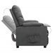 Fauteuil inclinable Gris clair Tissu 7 - Photo n°5