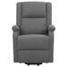 Fauteuil inclinable Gris foncé Tissu 21 - Photo n°4