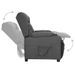 Fauteuil inclinable Gris foncé Tissu 3 - Photo n°4