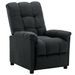 Fauteuil inclinable Gris foncé Tissu Pako - Photo n°1