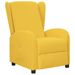 Fauteuil inclinable Jaune Tissu 3 - Photo n°1