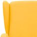 Fauteuil inclinable Jaune Tissu 3 - Photo n°8