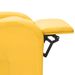 Fauteuil inclinable Jaune Tissu 3 - Photo n°9