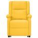 Fauteuil inclinable Jaune Tissu - Photo n°3