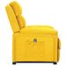 Fauteuil inclinable Jaune Tissu 4 - Photo n°4