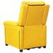 Fauteuil inclinable Jaune Tissu 4 - Photo n°5