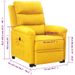 Fauteuil inclinable Jaune Tissu 4 - Photo n°10