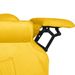 Fauteuil inclinable Jaune Velours - Photo n°7