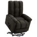 Fauteuil inclinable Marron foncé Tissu 16 - Photo n°1