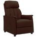 Fauteuil inclinable Marron Similicuir 2 - Photo n°1