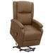 Fauteuil inclinable Marron Tissu 28 - Photo n°1