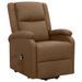 Fauteuil inclinable Marron Tissu 28 - Photo n°3