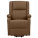 Fauteuil inclinable Marron Tissu 28 - Photo n°4