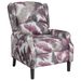 Fauteuil inclinable Motif à fleurs Tissu - Photo n°1