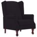 Fauteuil inclinable Noir Tissu 12 - Photo n°1
