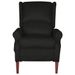 Fauteuil inclinable Noir Velours 2 - Photo n°3