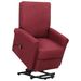 Fauteuil inclinable Rouge bordeaux Tissu 23 - Photo n°1