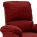 Fauteuil inclinable Rouge bordeaux Tissu 20 - Photo n°7