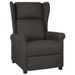 Fauteuil inclinable Taupe Tissu 11 - Photo n°1