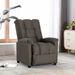 Fauteuil inclinable Taupe Tissu Pako - Photo n°2
