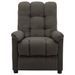 Fauteuil inclinable Taupe Tissu Pako - Photo n°3