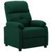 Fauteuil inclinable Vert foncé Tissu 22 - Photo n°1