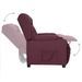 Fauteuil inclinable Violet Tissu 2 - Photo n°5