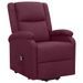 Fauteuil inclinable Violet Tissu 23 - Photo n°3