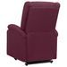 Fauteuil inclinable Violet Tissu 23 - Photo n°5