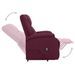 Fauteuil inclinable Violet Tissu 23 - Photo n°6