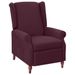 Fauteuil inclinable Violet Tissu 7 - Photo n°1