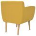 Fauteuil Jaune Tissu 3 - Photo n°4