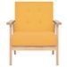 Fauteuil Jaune Tissu 2 - Photo n°3