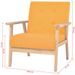 Fauteuil Jaune Tissu 2 - Photo n°7