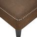 Fauteuil long avec coussin et accoudoir droit marron similicuir - Photo n°7