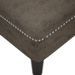 Fauteuil long et coussin/accoudoir droit gris foncé similicuir - Photo n°7