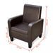 Fauteuil Marron Similicuir 3 - Photo n°5