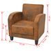 Fauteuil Marron Similicuir daim 2 - Photo n°5