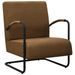 Fauteuil Marron Tissu 3 - Photo n°1