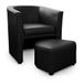 Fauteuil moderne avec repose pieds Nolan - Photo n°1