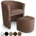 Fauteuil moderne avec repose pieds Nolan - Photo n°4