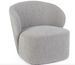Fauteuil moderne BABILA – Tissu effet bouclé - Photo n°1