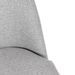 Fauteuil moderne confortable tissu gris clair Mory 56 cm - Photo n°5