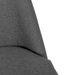 Fauteuil moderne confortable tissu gris foncé Mory 56 cm - Photo n°6