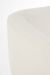 Fauteuil moderne tissu doux bouclé blanc et pieds acier noir Klody 78 cm - Photo n°6